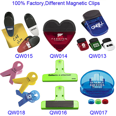 different Plastic-magnetic-clips
