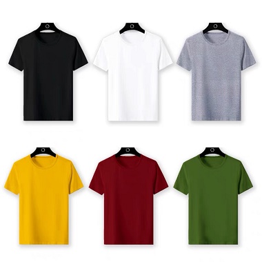 Customized 100% Cotton Plus Size Round Neck Mens t-Shirt 35