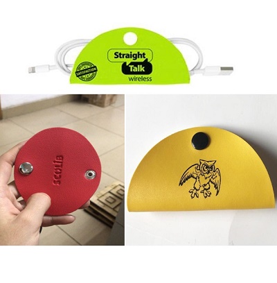 Earbud/Cable Manager/Organizer (leather) 137