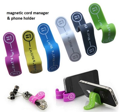 Magnetic Cord Manager & Phone Holder 174
